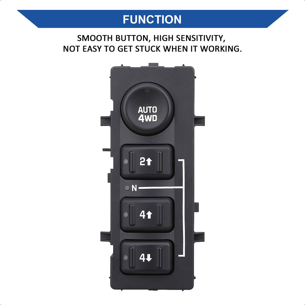 AiYiGu 4x4 switch backlit orange for clear night visibility