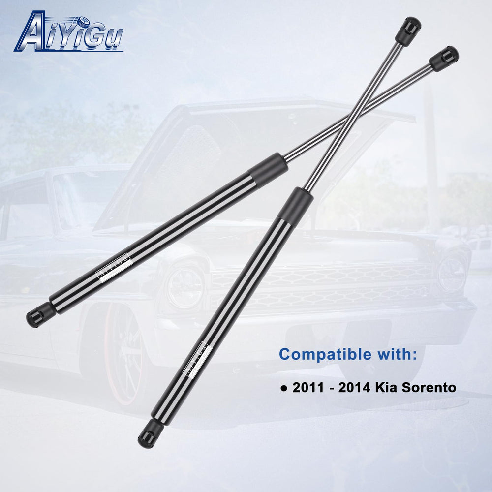 AiYiGu 6261 rear hatch shock packaging shows a two-piece kit