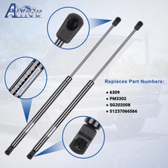AiYiGu 6309 right hood strut installed on Mini Cooper for reliable lift