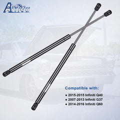 AiYiGu hood struts packaging ready for installation on Infiniti.