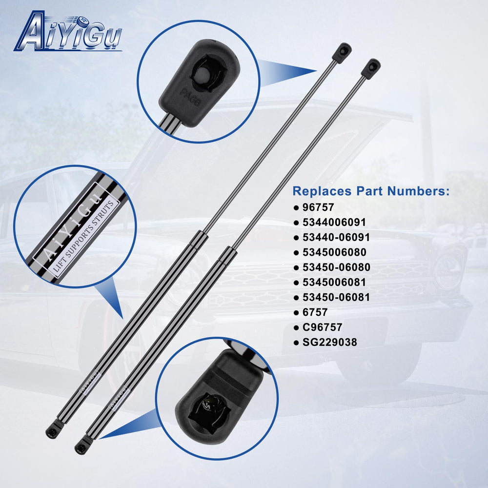 AiYiGu 6757 hood lift gas springs for durable daily performance.