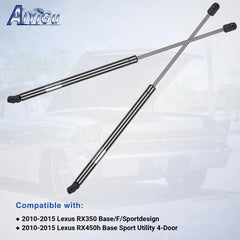 AiYiGu hood struts packaging indicating easy OEM-like replacement.