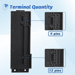 AiYiGu power window switch back connector highlights secure wiring and fit.