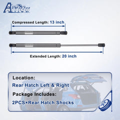 AiYiGu rear hatch shock right side enhances controlled hatch open for 350Z