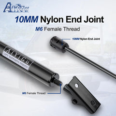 AiYiGu package includes two shocks with no screws required.