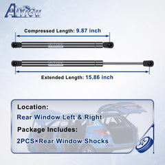 AiYiGu rear window shock right side for Ford Excursion improves tailgate lift