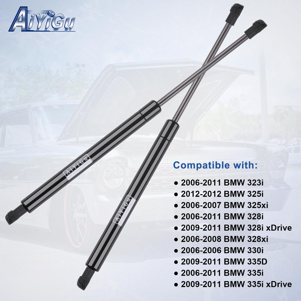AiYiGu SG402058 hood lift gas spring with 9.83 inch compressed length ensures proper travel
