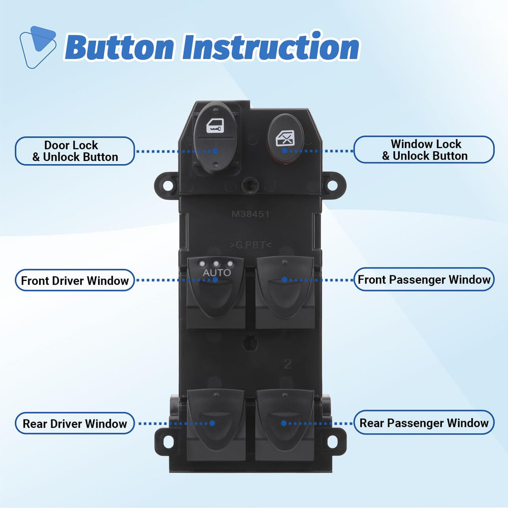 AiYiGu window switch removal tool included for simple installation.