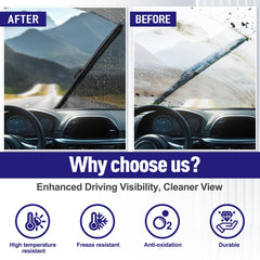 AJK crystalline-clear visibility in heavy rain and road spray