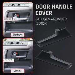 AJT Design ABS plastic front door handle cover delivers durable interior upgrade.