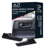 AJT Design chrome-delete front door handle cover improves interior aesthetics and protection.