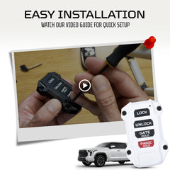 AJT DESIGN fob case button layout emphasizes seven-button compatibility