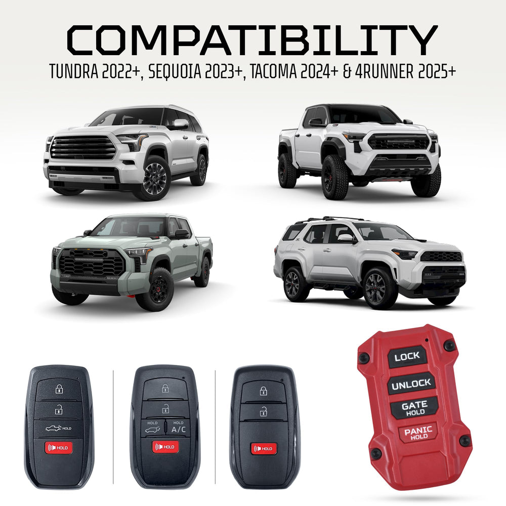 AJT DESIGN Tundra 2022+ replacement fob case close-up