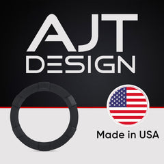 Tundra 2020-2021 side view with AJT DESIGN ring, chrome-delete style interior upgrade.