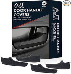 AJT DESIGN Tacoma door handle cover front-left in black protects against scratches