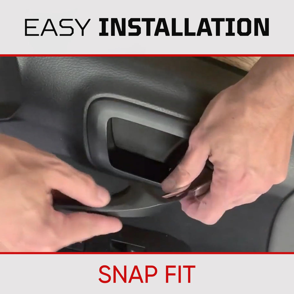 AJT DESIGN Tacoma door handle cover installation in seconds with snap-on fit