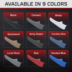 AJT DESIGN USA-made Tacoma door handle cover pack-four in black for easy upgrade