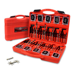 AKM 338Pc thread repair kit case organized for quick field repairs