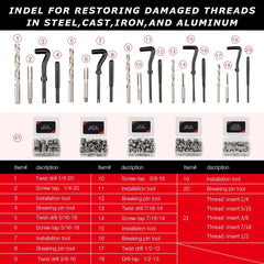 AKM 338Pc drill bits for clean, precise starts