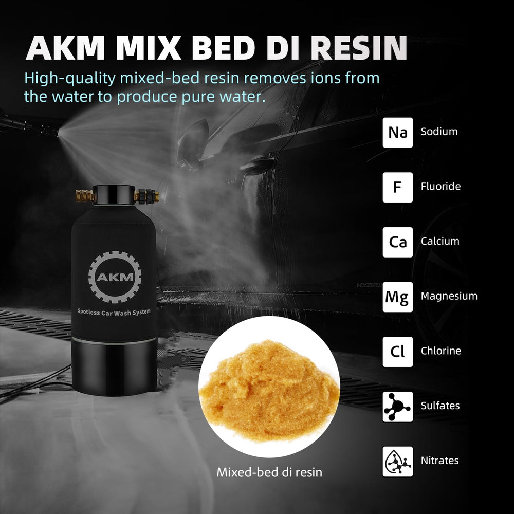 AKM Spotless Water System car wash setup ensures premium water purity