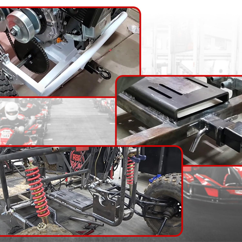 AKSGKGQ universal bolt-pattern plate, compatible with multiple engines, simplifies installation.