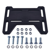 AKSGKGQ mini bike engine mount plate with adjustable slots for versatile installation.