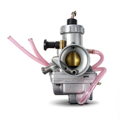 AKSGKGQ TTR125 28mm carburetor front view showing overall shape and intake interface for Yamaha bikes