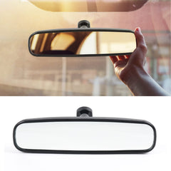 AKSOLONT 10-inch rearview mirror close-up shows premium finish for clear rear visibility.