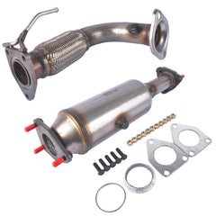 AKWH front flex pipe and catalytic converter for Honda Accord 2.4L improves exhaust flow.