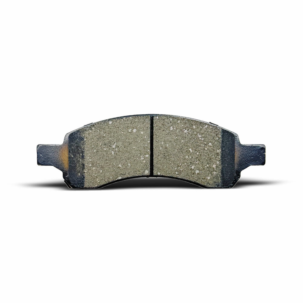 ALADICHE rear brake pads set ensures smooth stopping with low dust.