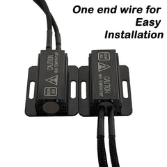 Alady hot surface warning resistors mounted on metal for safe installation