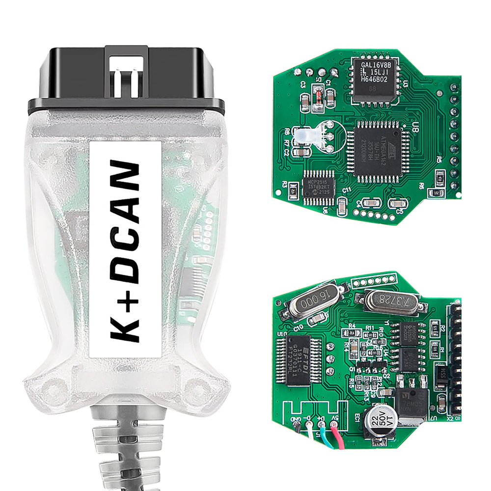 Alchiauto K-DCAN cable supports BMW K-CAN and PT-CAN protocols