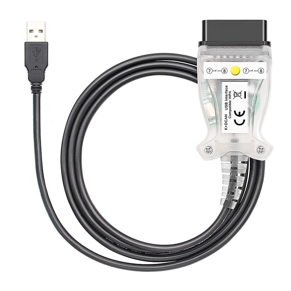Alchiauto K-DCAN cable with EDIABAS setup enables BMW diagnostics