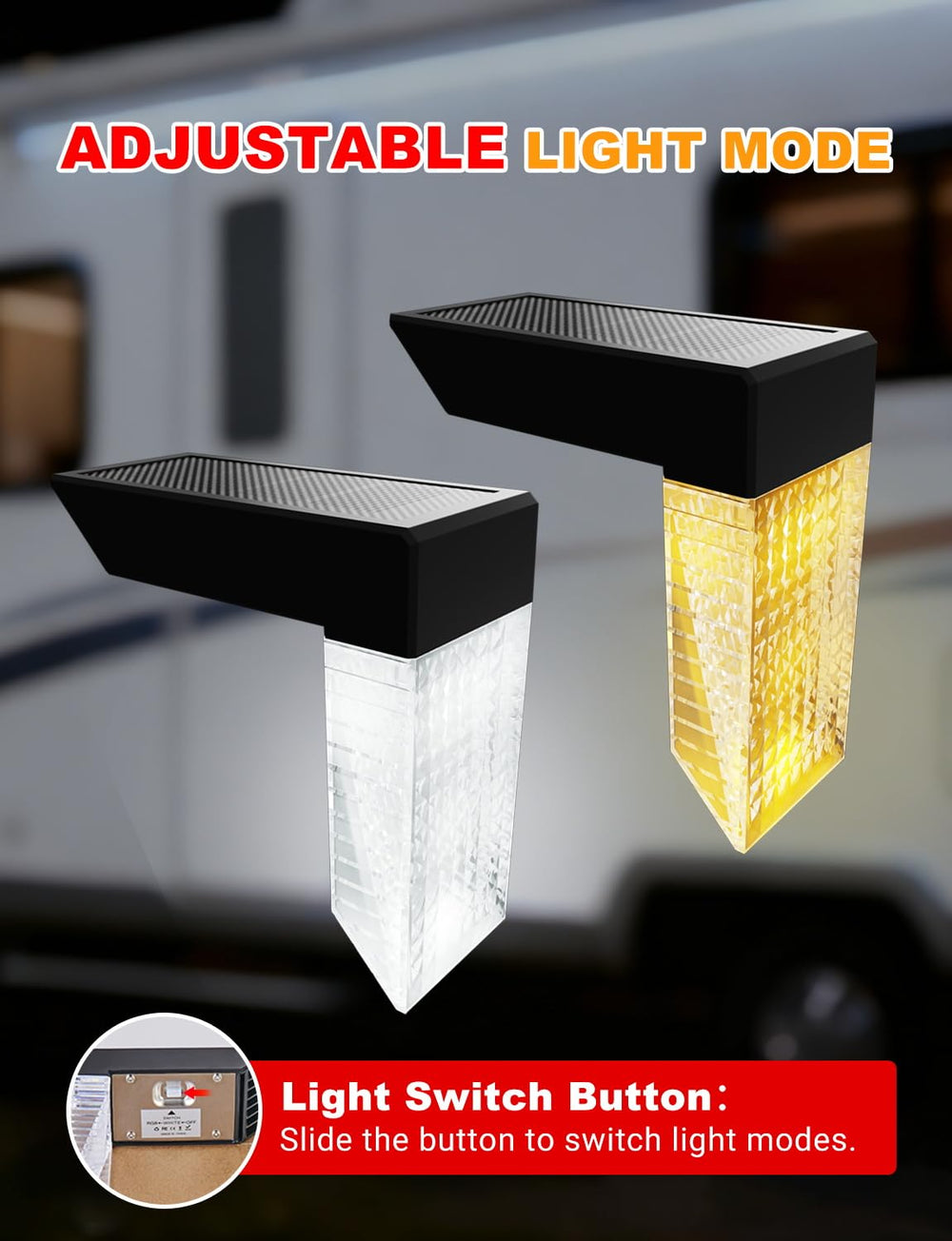 ALDST auto on/off sensors switch at dusk and dawn to save energy.