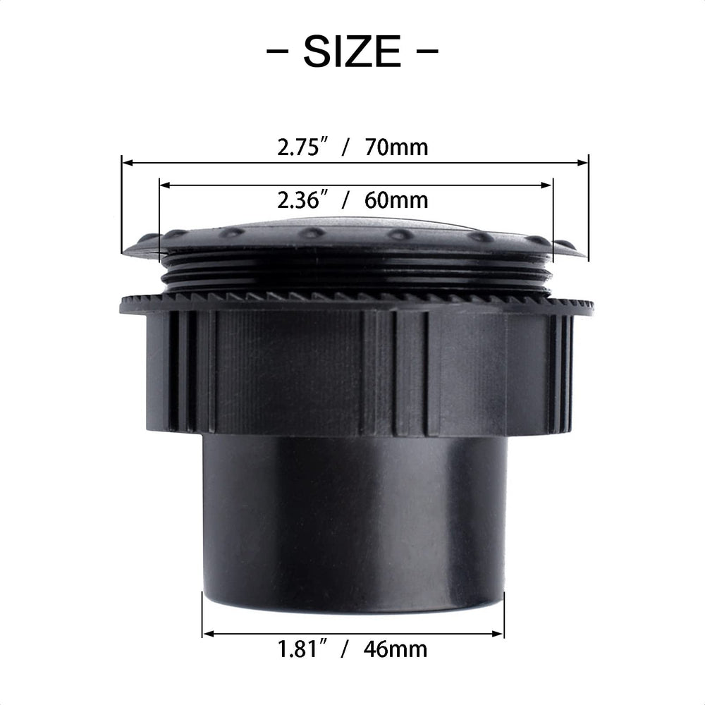 ALEOED universal vent outlet compatible with cars, RVs, and ATVs
