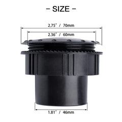 ALEOED universal vent outlet compatible with cars, RVs, and ATVs