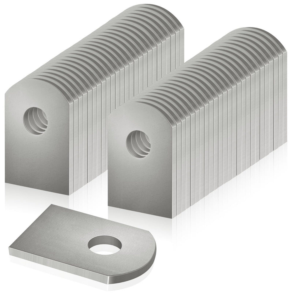 Alffun weld tabs flat tab bracket, one inch wide, for precise fabrication alignment.