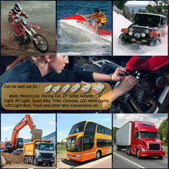 ALFOCI Deutsch kit supports boats, motorcycles, cars, and trucks wiring projects