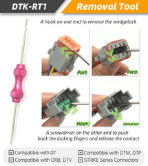 ALFOCI ratcheting crimper ensures consistent crimps for AWG 22-13.