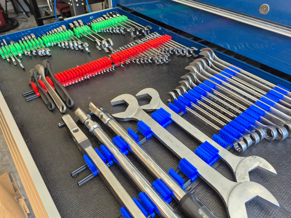 Alien Space Saver in toolbox setup improves accessibility and order.