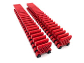 Alien Space Saver V2 wrench organizer red front view shows secure storage.