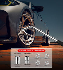 ALIXUEQIN complete emergency jack kit with tools