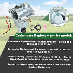 Carburetor aligned with engine interface for smooth mounting.