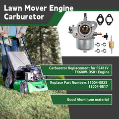 ALL-CARB Kawasaki FS481V carburetor side view highlights compact design for easy installation.