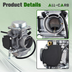 ALL-CARB carburetor for Polaris Sportsman 300 throttle base cover close-up aids quick install.