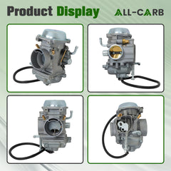 ALL-CARB Polaris Worker 335 assembly closeup shows robust finish for long-lasting compatibility.