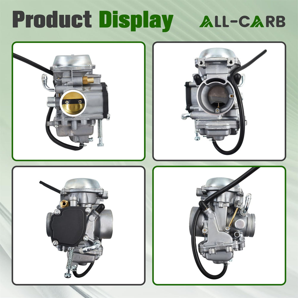 ALL-CARB carburetor compatibility note highlights model range for Polaris riders.