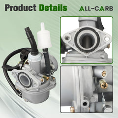 ALL-CARB PZ19 bolt-hole alignment shown for 48mm spacing during replacement