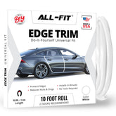 All-Fit Automotive car door edge protector white protects edges from daily scratches