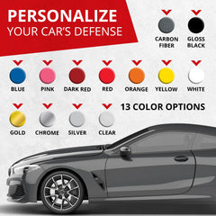 All-Fit Automotive black color option for a sleek look.